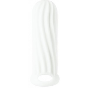 Фаллоудлинитель с кольцом Homme Wide White + 1,5 см 