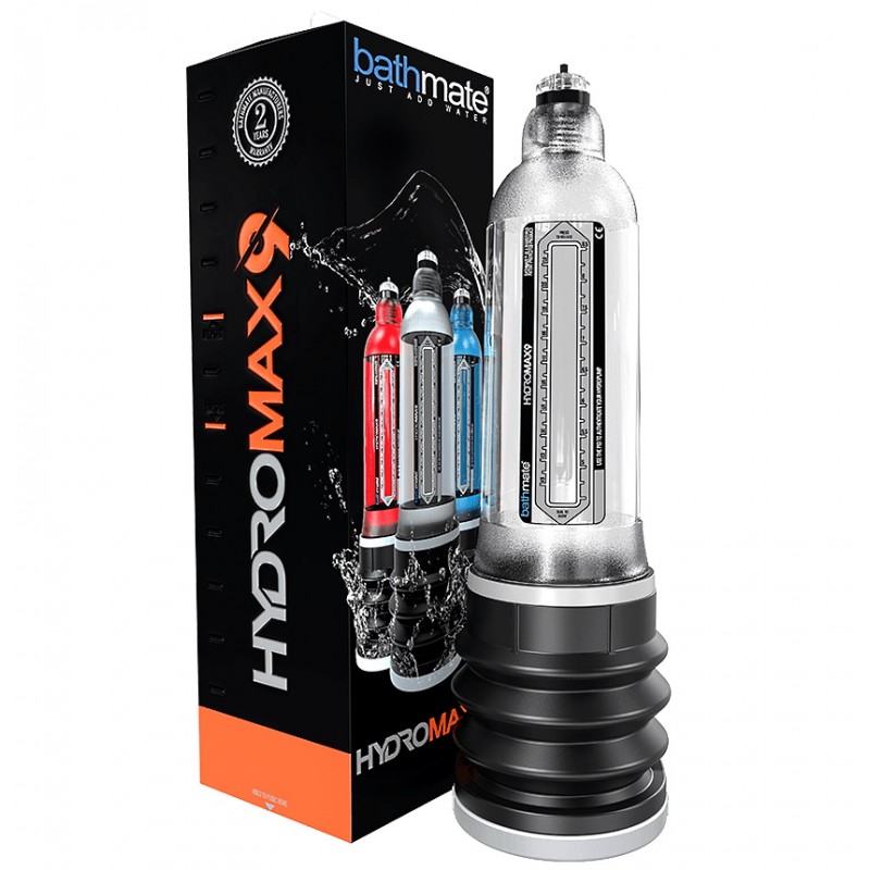 Гидропомпа Bathmate HYDROMAX9, ABS пластик, прозрачная, 32,5 см (аналог Hydromax X40)