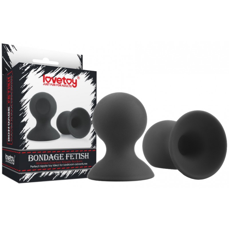Вакуумные помпы для сосков Bondage Fetish Silicone Comfort Nipple Suckers