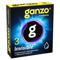 Презервативы Ganzo №3 Invisible супертонкие с обильной смазкой