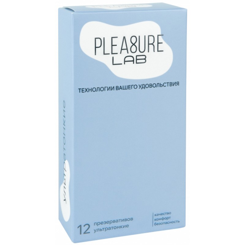 Ультратонкие презервативы Pleasure Lab 12 шт