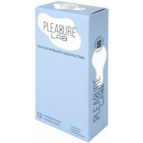 Ультратонкие презервативы Pleasure Lab 12 шт