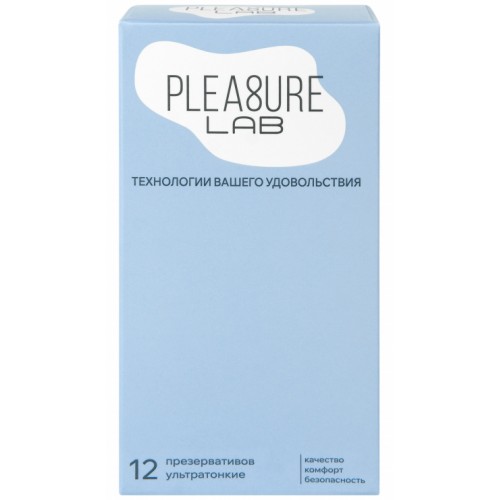 Ультратонкие презервативы Pleasure Lab 12 шт
