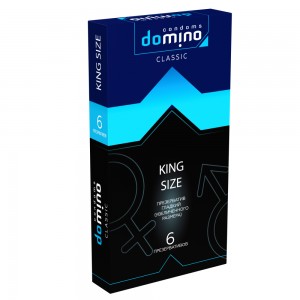 Презервативы DOMINO CLASSIC King size 6 шт увеличенного размера