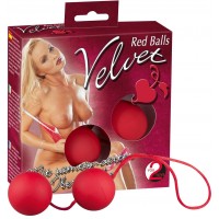 Шарики вагинальные двойка Velvet Red Balls