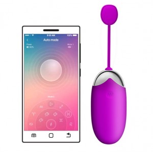 Виброяйцо с управлением через смартфон и 12 функциями Abner (иной угол)