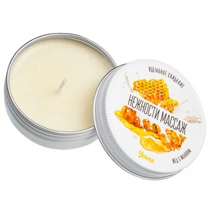 Массажная свеча Yovee by Toyfa «Массаж нежности», с ароматом меда с молоком, 30 мл (иной угол)