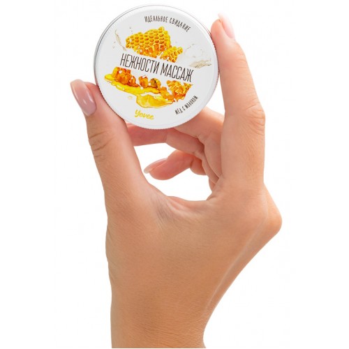 Массажная свеча Yovee by Toyfa «Массаж нежности», с ароматом меда с молоком, 30 мл