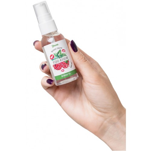 Съедобная гель-смазка Yovee «Ягодное искушение» со вкусом малины и мяты, 50 мл