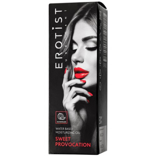 Съедобный гель Erotist SWEET PROVOCATION: WATERMELON (Сладкая провокация со вкусом АРБУЗА), 30мл