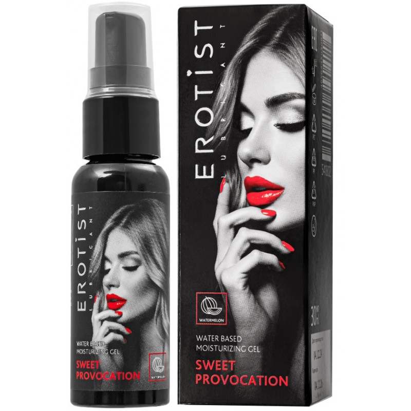 Съедобный гель Erotist SWEET PROVOCATION: WATERMELON (Сладкая провокация со вкусом АРБУЗА), 30мл