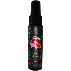 Расслабляющий оральный спрей DEEP THROAT со вкусом клубники 50 мл