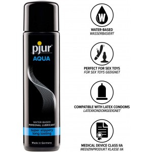 Увлажняющий лубрикант Pjur Aqua 30 мл (иной угол)