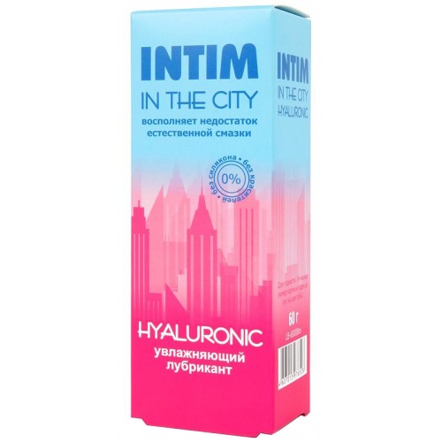 Увлажняющий лубрикант Intim In The City Hyaluronic 60 гр