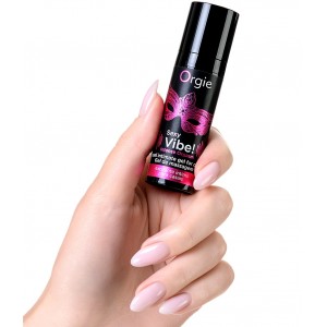 Гель для массажа ORGIE Sexy Vibe Intense Orgasm с покалывающим, разогревающим и охлаждающим эффектом (иной угол)
