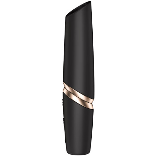 Вакуумно-волновой мини-стимулятор клитора с вибрацией помада Satisfyer Perfect Kiss