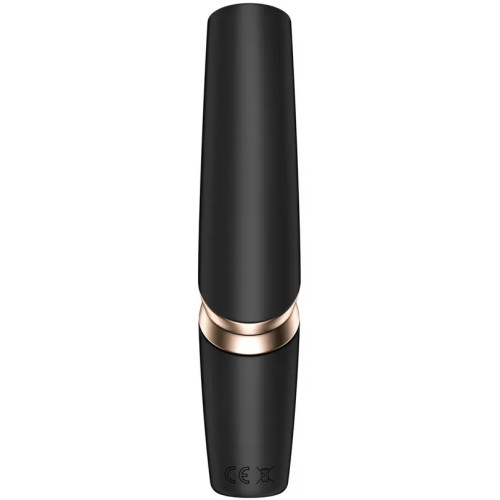 Вакуумно-волновой мини-стимулятор клитора с вибрацией помада Satisfyer Perfect Kiss