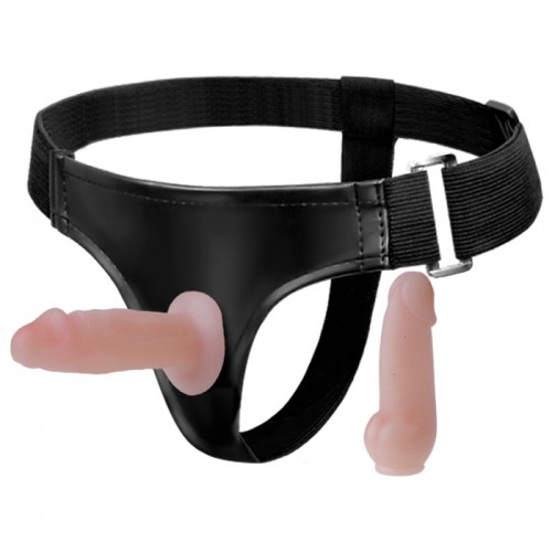 Страпон женский Ultra Passionate Harness с двумя насадками