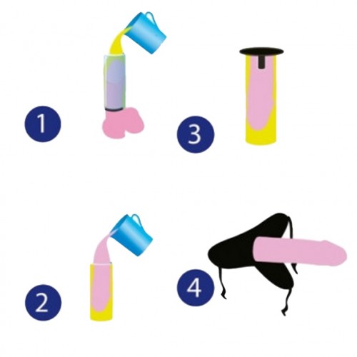 Набор для изготовления слепка пениса с трусиками для страпона Cloneboy Dildo Harness