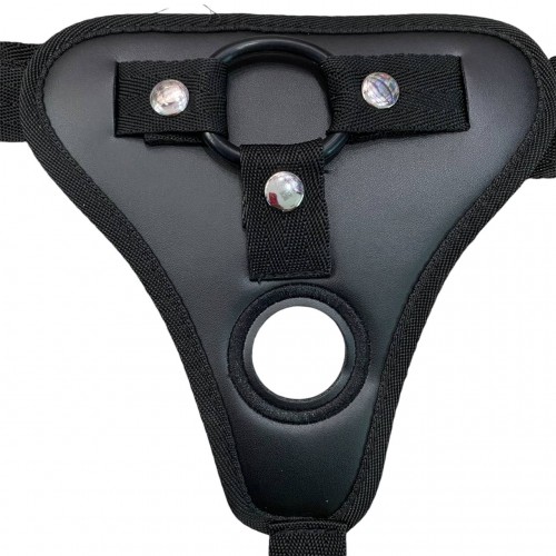 Универсальный черный ремень для страпона