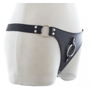 Трусы черные с кольцом (иной угол)