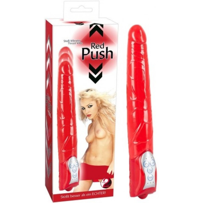 Вибратор с поступательными движениями Red Push