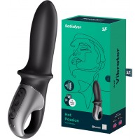 Анальный вибратор Satisfyer Hot Passion Connect App, силикон, черный
