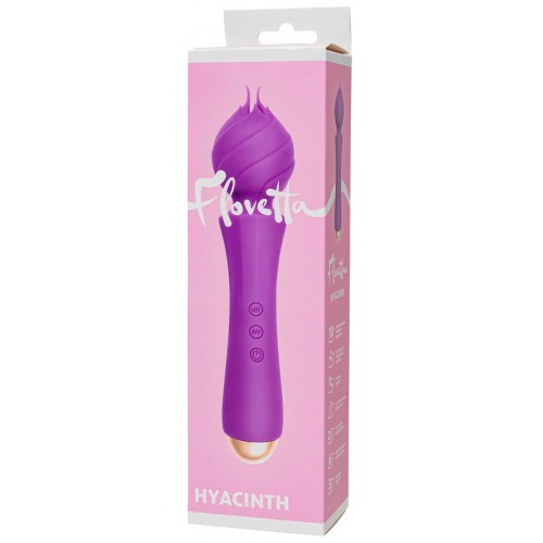 Вибратор Flovetta by Toyfa HYACINTH, силикон, фиолетовый, 21,5 см