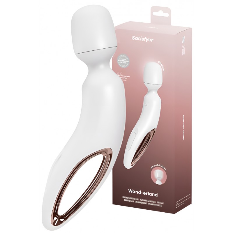 Вибромассажер для тела Satisfyer Wand-erland White