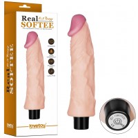 Реалистичный вибратор Real Softee 19 см