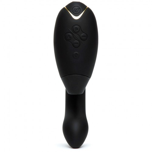 Роскошный бесконтактный клиторальный стимулятор со стимуляцией G точки Womanizer Duo черный
