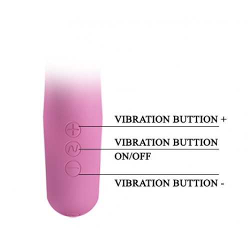 Вибратор с клиторальным стимулятором Canrol