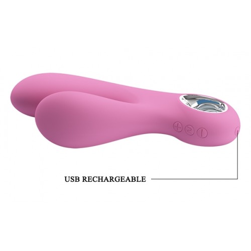 Вибратор с клиторальным стимулятором Canrol