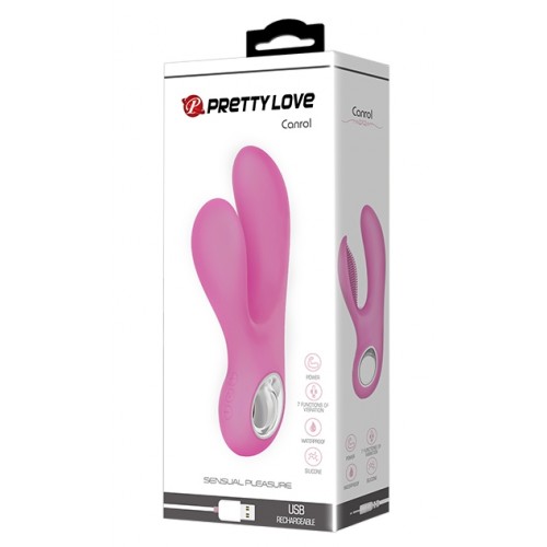 Вибратор с клиторальным стимулятором Canrol