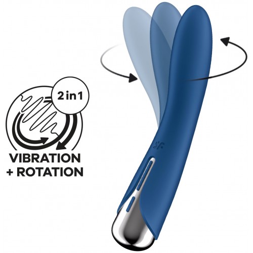 Вибратор для точки G с ротацией Satisfyer Spinning Vibe 1 Blue