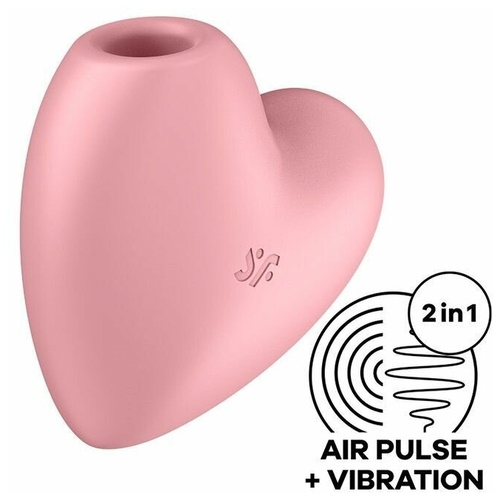 Вакуумно-волновой стимулятор Satisfyer Cutie Heart розовый
