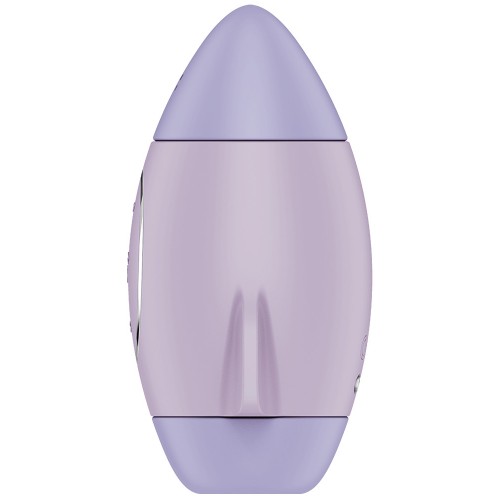 Вакуумно-волновой стимулятор клитора с вибрацией Satisfyer Mission Control фиолетовый