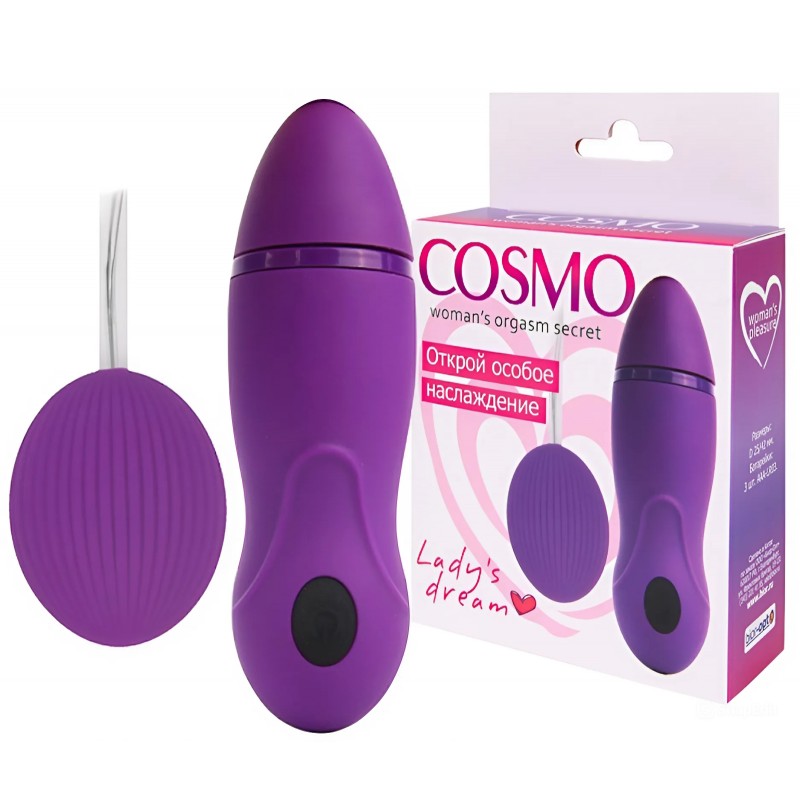 Виброяйцо на проводном пульте управления Cosmo