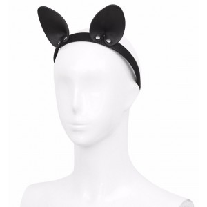 Ободок на голову с кошачьими ушками (иной угол)