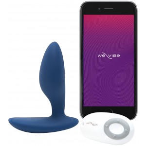 Анальная втулка We-Vibe Ditto с вибрацией и с дистанционным пультом синий