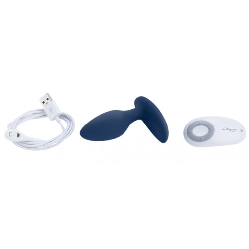 Анальная втулка We-Vibe Ditto с вибрацией и с дистанционным пультом синий