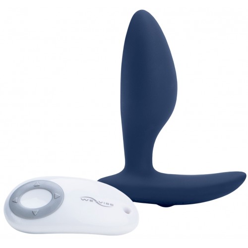 Анальная втулка We-Vibe Ditto с вибрацией и с дистанционным пультом синий
