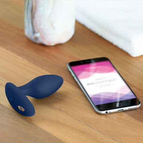 Анальная втулка We-Vibe Ditto с вибрацией и с дистанционным пультом синий