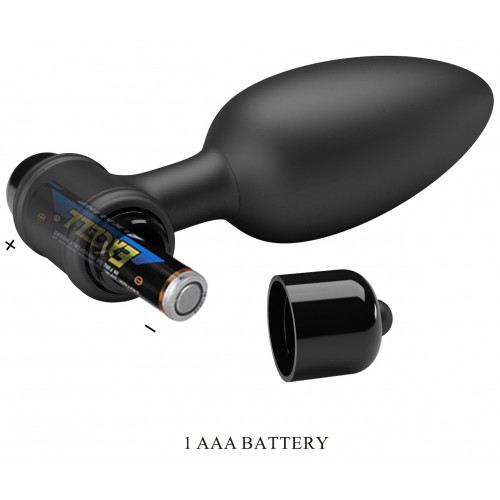 Анальная втулка с вибрацией Pretty Love Vibra Butt Plug II черная