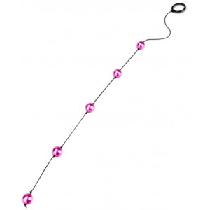 Анальные бусы с розовыми шариками Pink Madness
