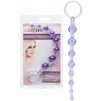 Фиолетовая анальная цепочка First Time Love Beads