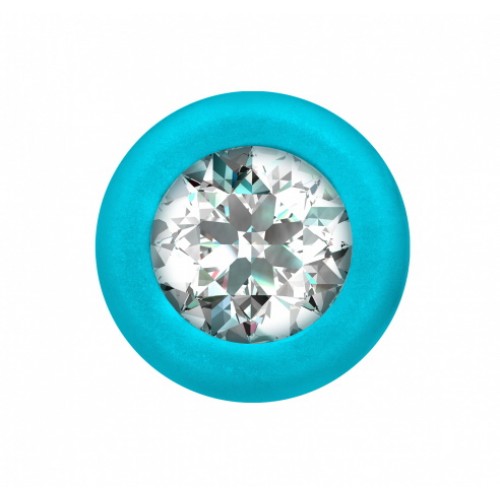 Анальная цепочка с кристаллом Emotions Chummy Turquoise