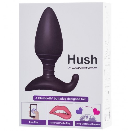 Анальная смарт-пробка Lovense Hush L диаметр 4,45 см