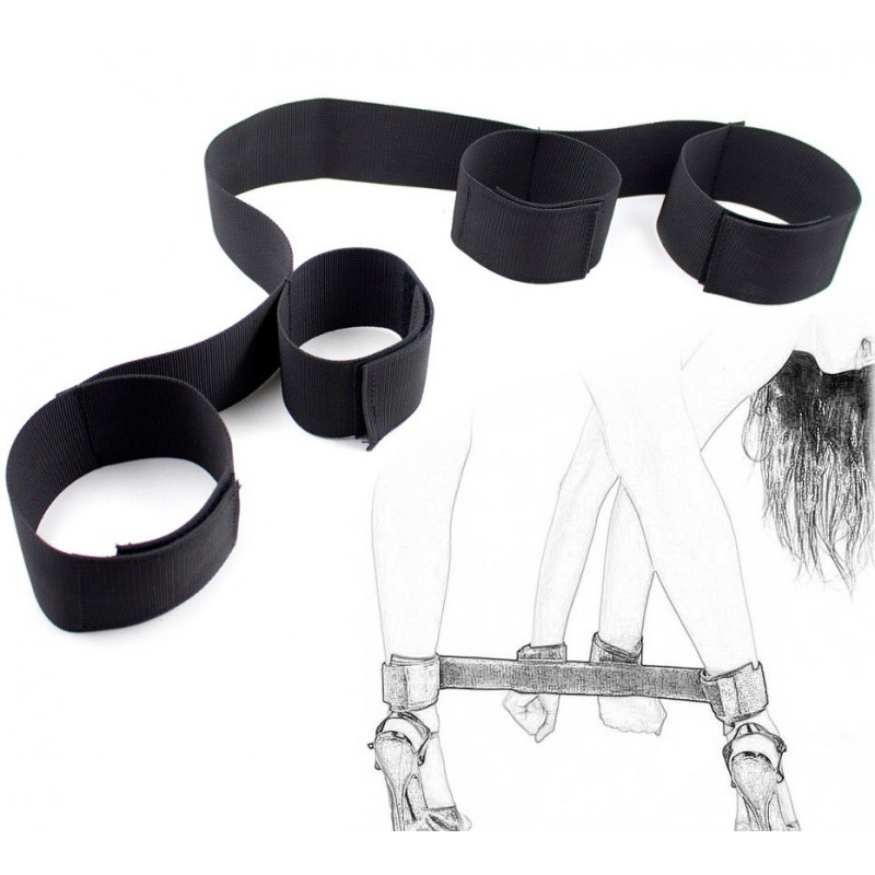 Бондаж нейлоновый черный БДСМ 