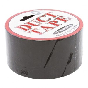 Бандажная лента Duct Tape черная (иной угол)
